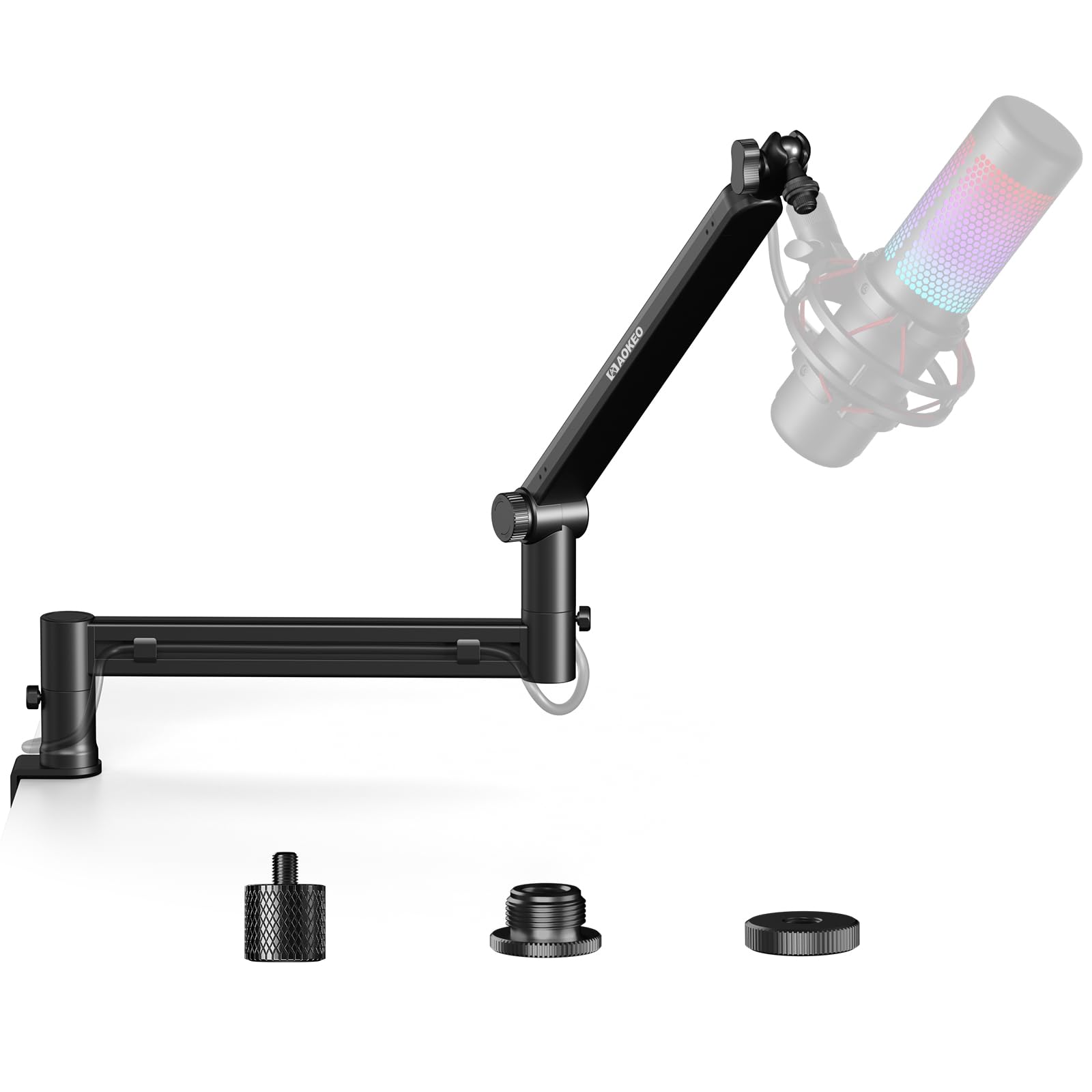 Amazon.com: Microphone Arm,Aokeo AK-58 Desk Low Profile Adjustable